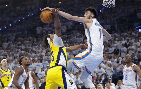 总决赛G1半场：雷霆11抢断领先12分 步行者18次失误